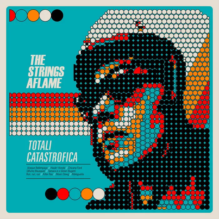 Strings Aflame, The  – Totali Catastrofica [Transparent GREEN Vinyl; Instrumental Surf Rock; Mexico] – New LP