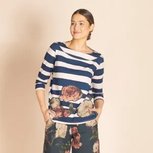 stripes audrey tee
