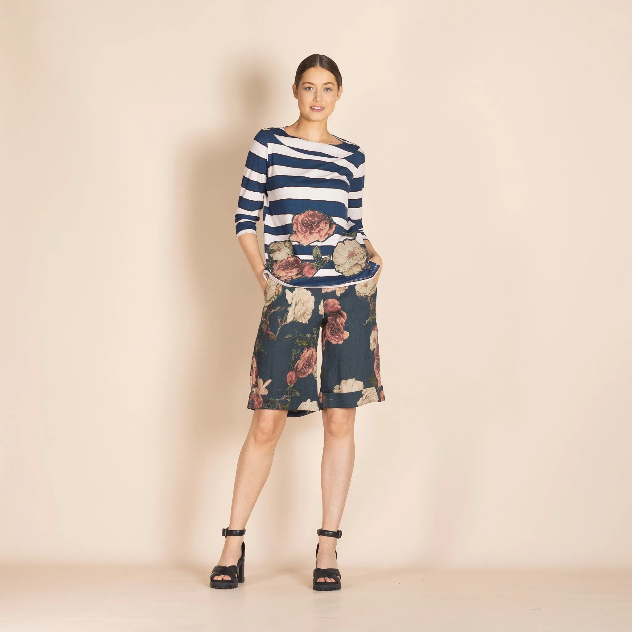 stripes audrey tee