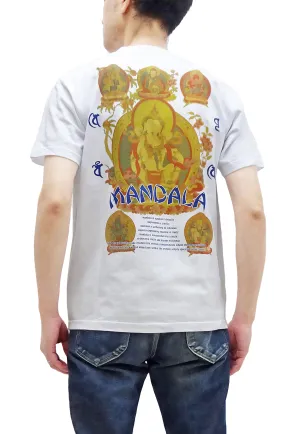 Sun Surf T-shirt Men's Mandala Graphic Short Sleeve Hawaiian Tee SS79164 101 White
