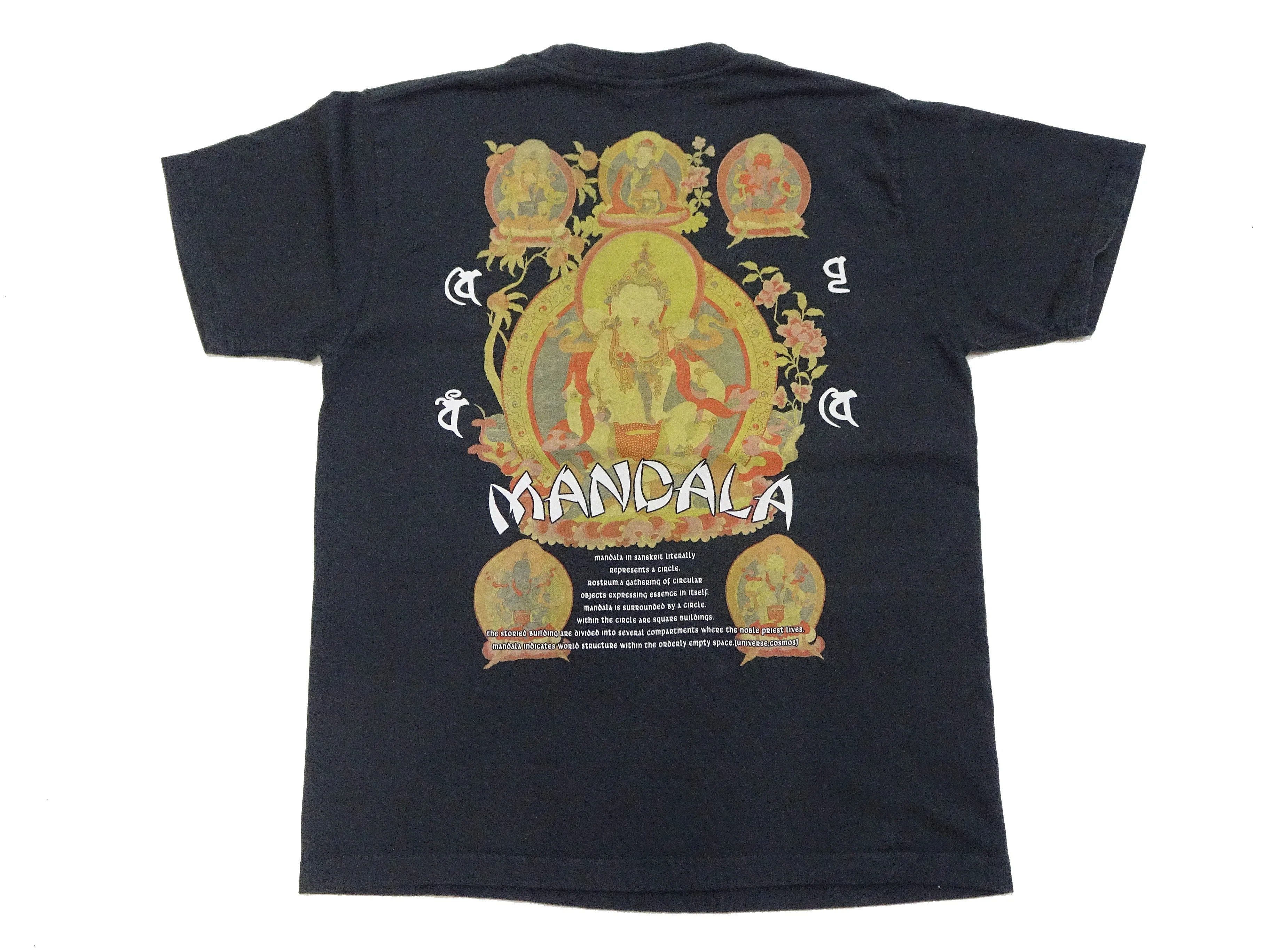 Sun Surf T-shirt Men's Mandala Graphic Short Sleeve Hawaiian Tee SS79164 119 Black
