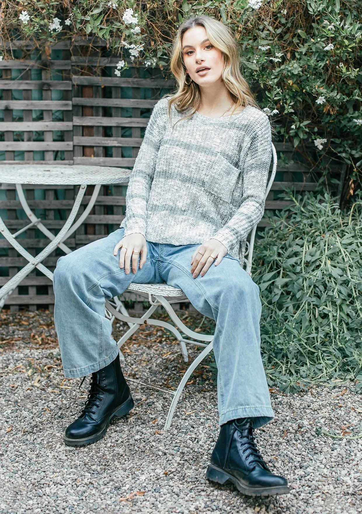 Surf's Up Striped Sweater