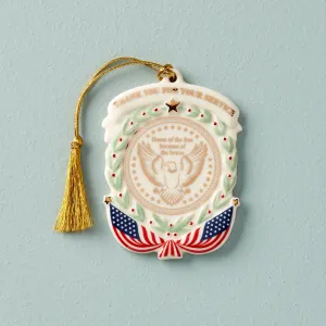 Thank You For Your Service Ornament