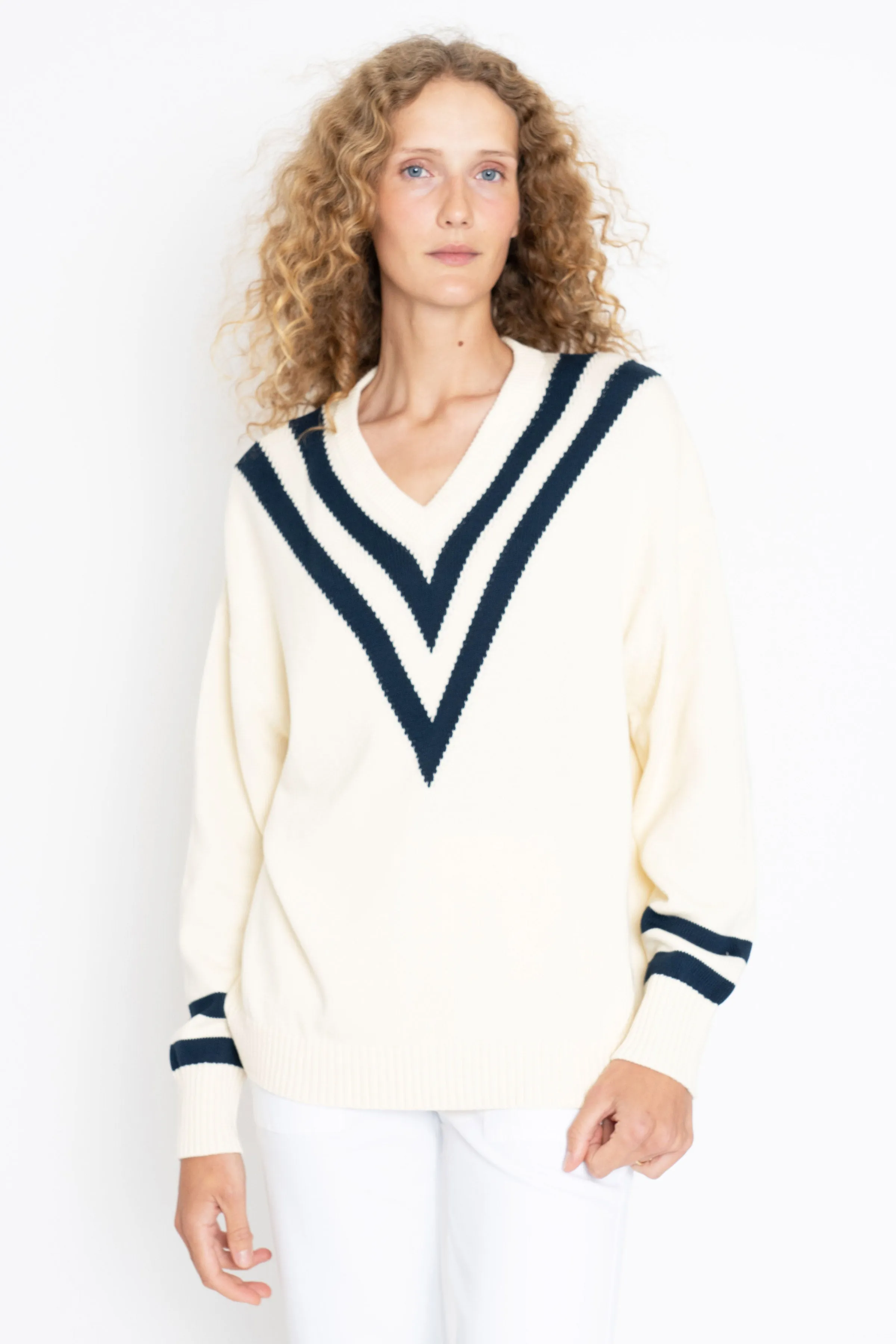 The Anchor - Cream/Navy