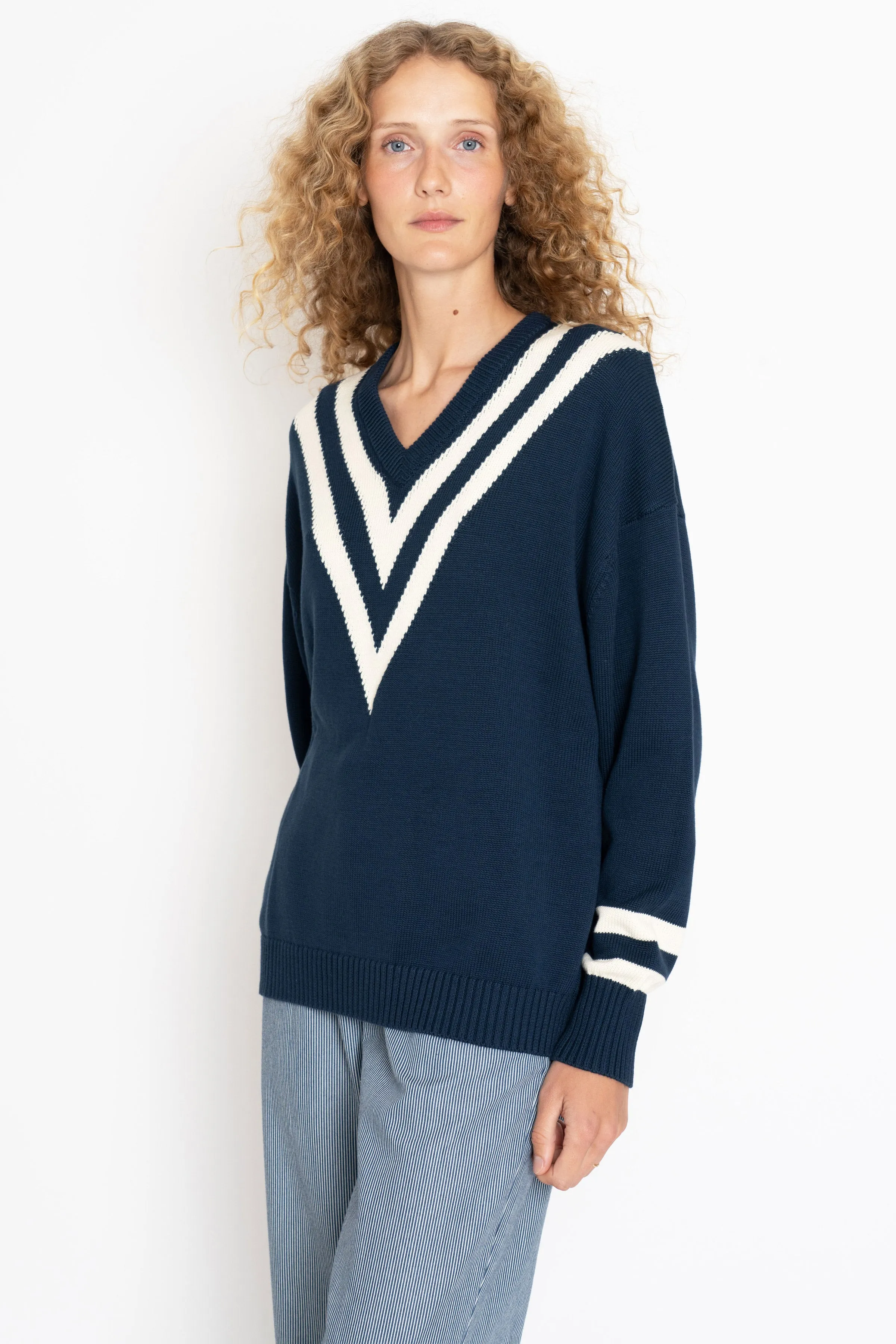 The Anchor - Navy/Cream
