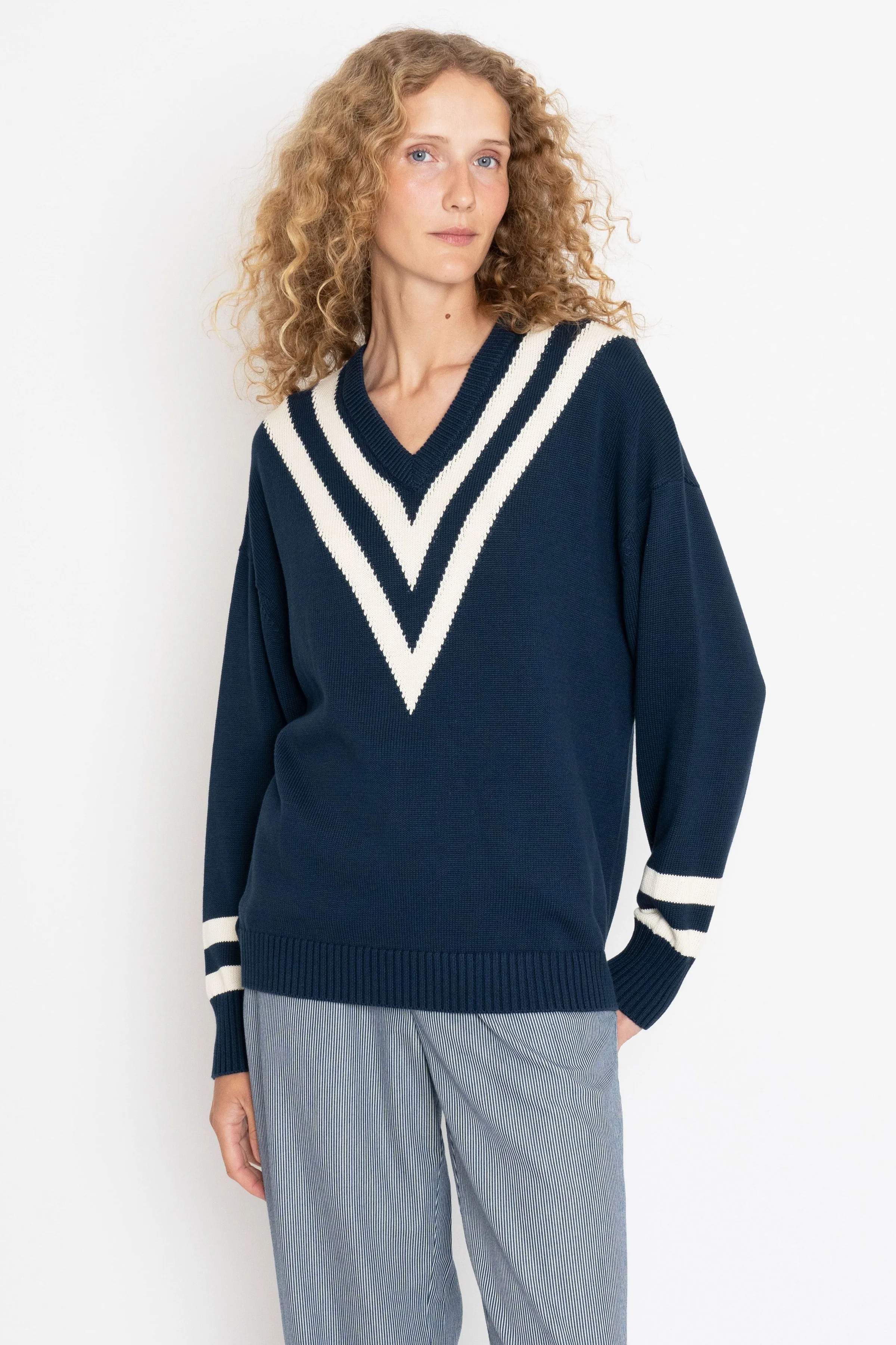 The Anchor - Navy/Cream