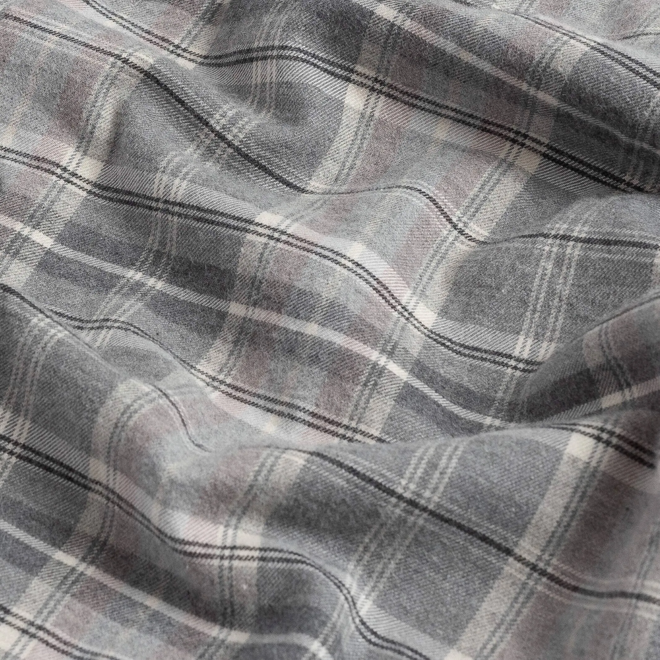 The Light Grey Callisto Plaid Custom Shirt