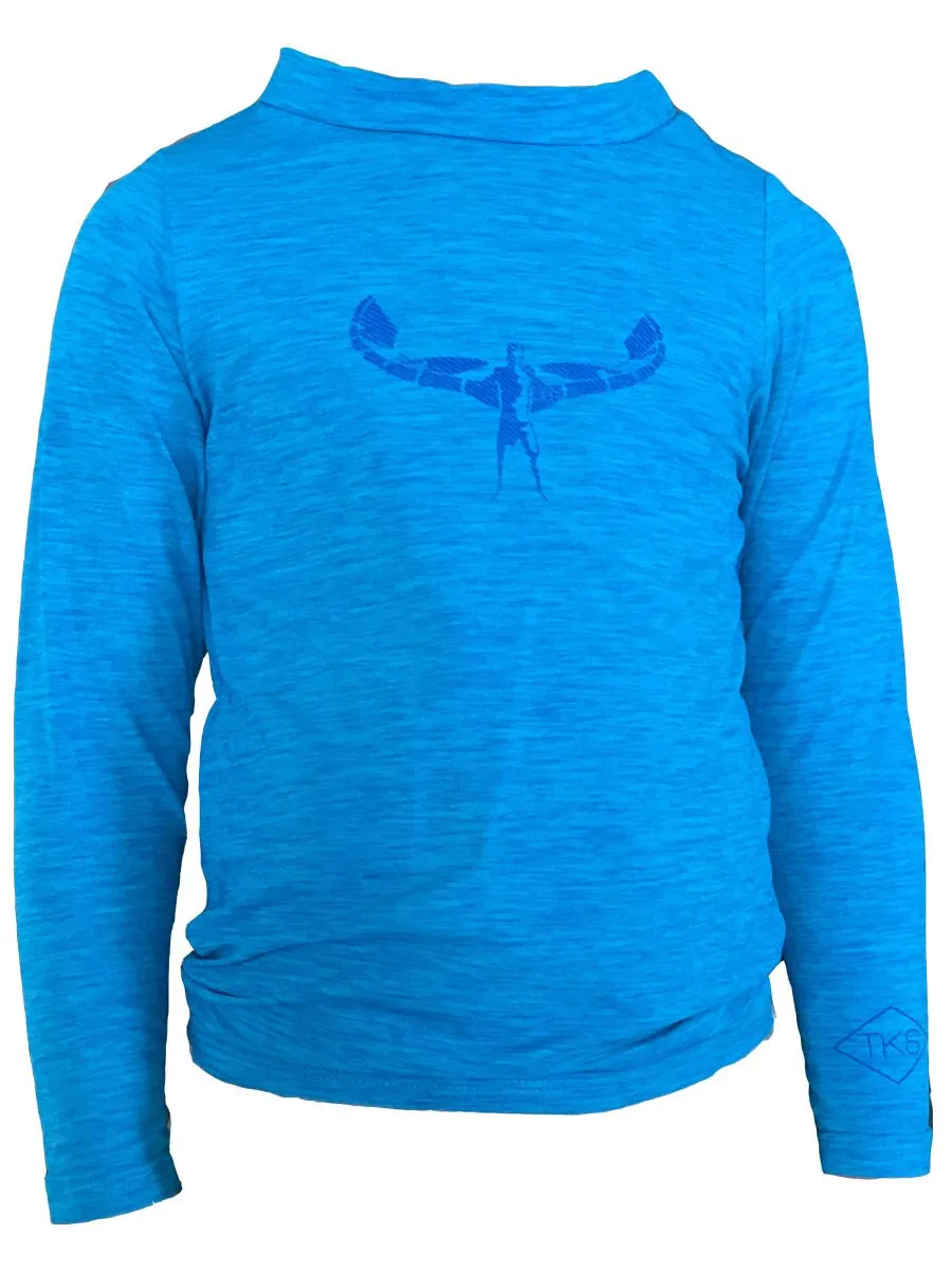 TKS MIAMI KIDS SUNSHIRT LOOSE FIT BLUE UPF 50