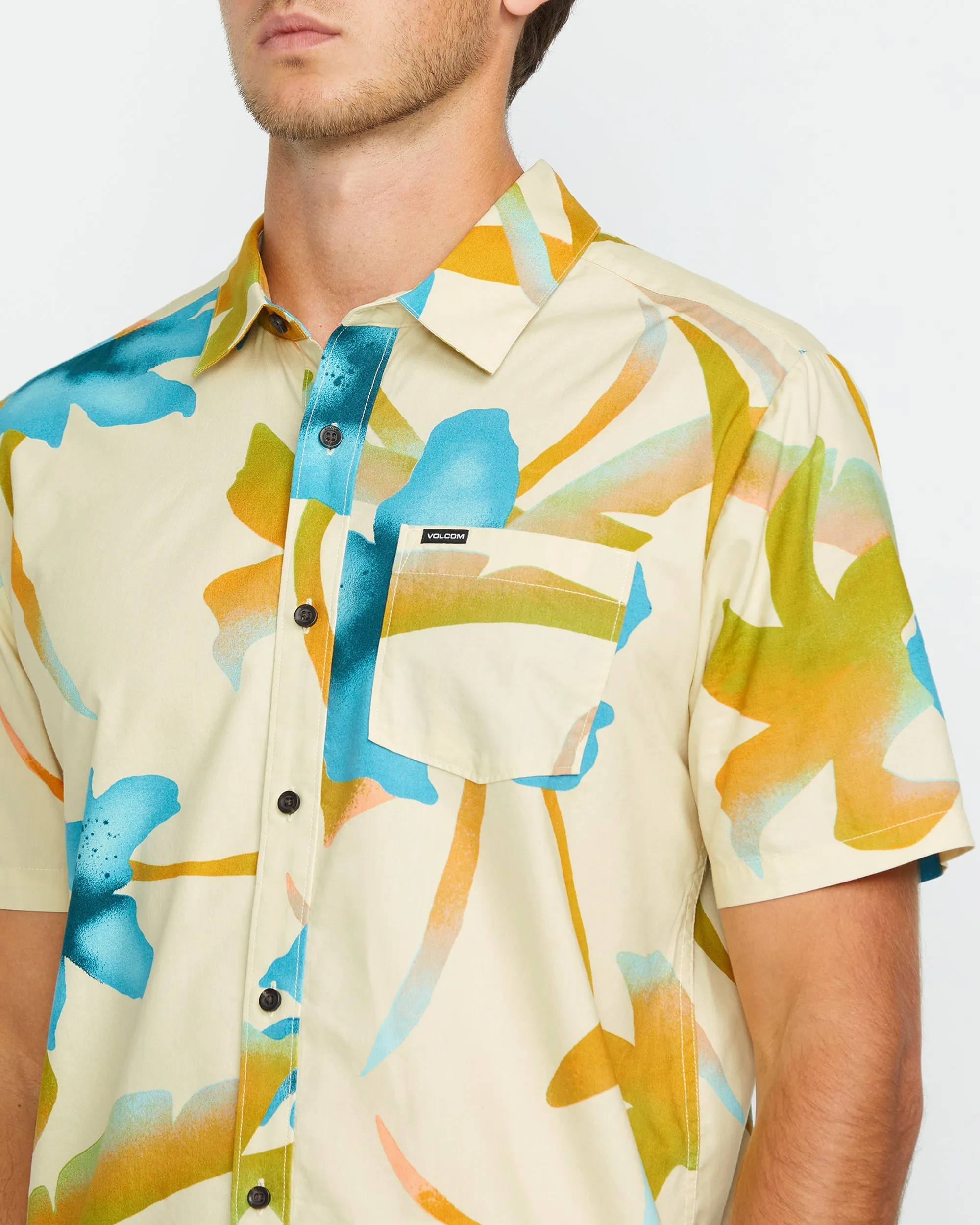Tracers Floral Shirt - LIGHT BEIGE