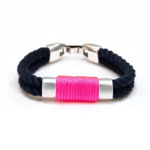 Tremont - Navy/Neon Pink/Silver