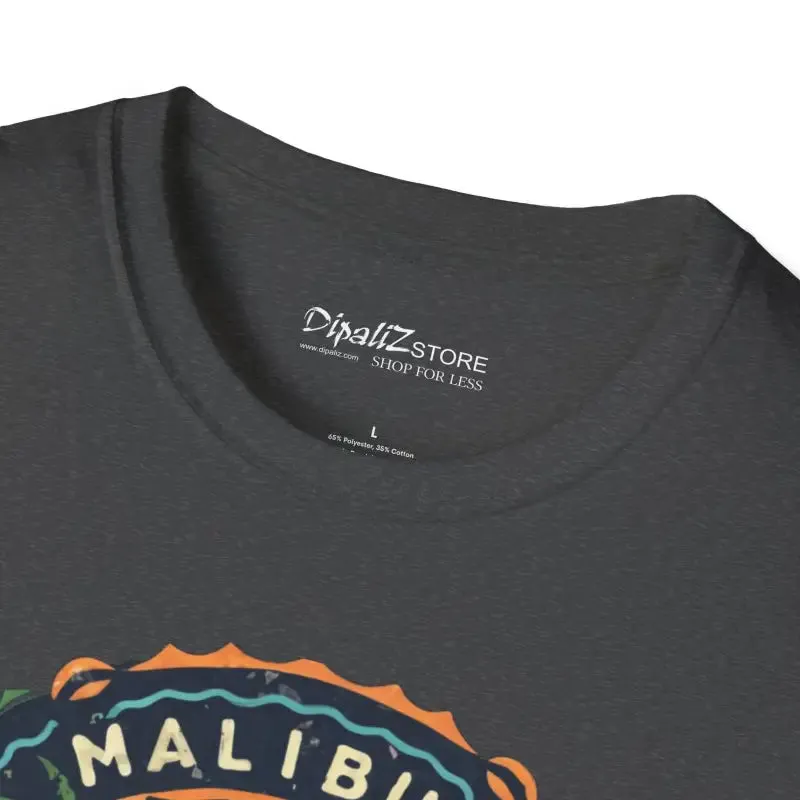 Trendy Softstyle t Shirt Malibu Surfs Up Vibe