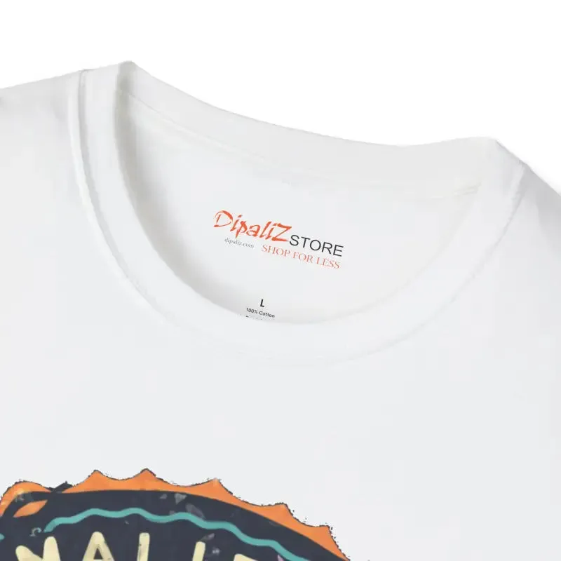 Trendy Softstyle t Shirt Malibu Surfs Up Vibe
