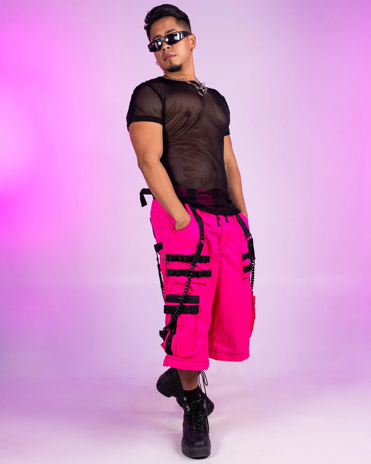 Tripp NYC Zip-Off Pink Space Out Pants