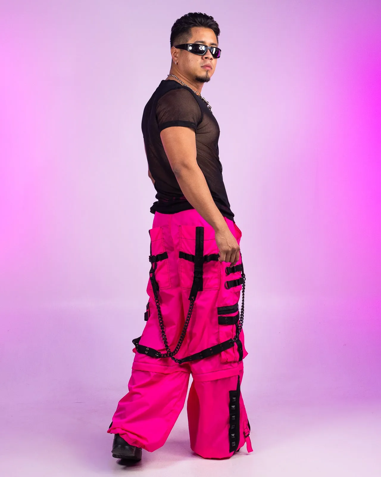 Tripp NYC Zip-Off Pink Space Out Pants