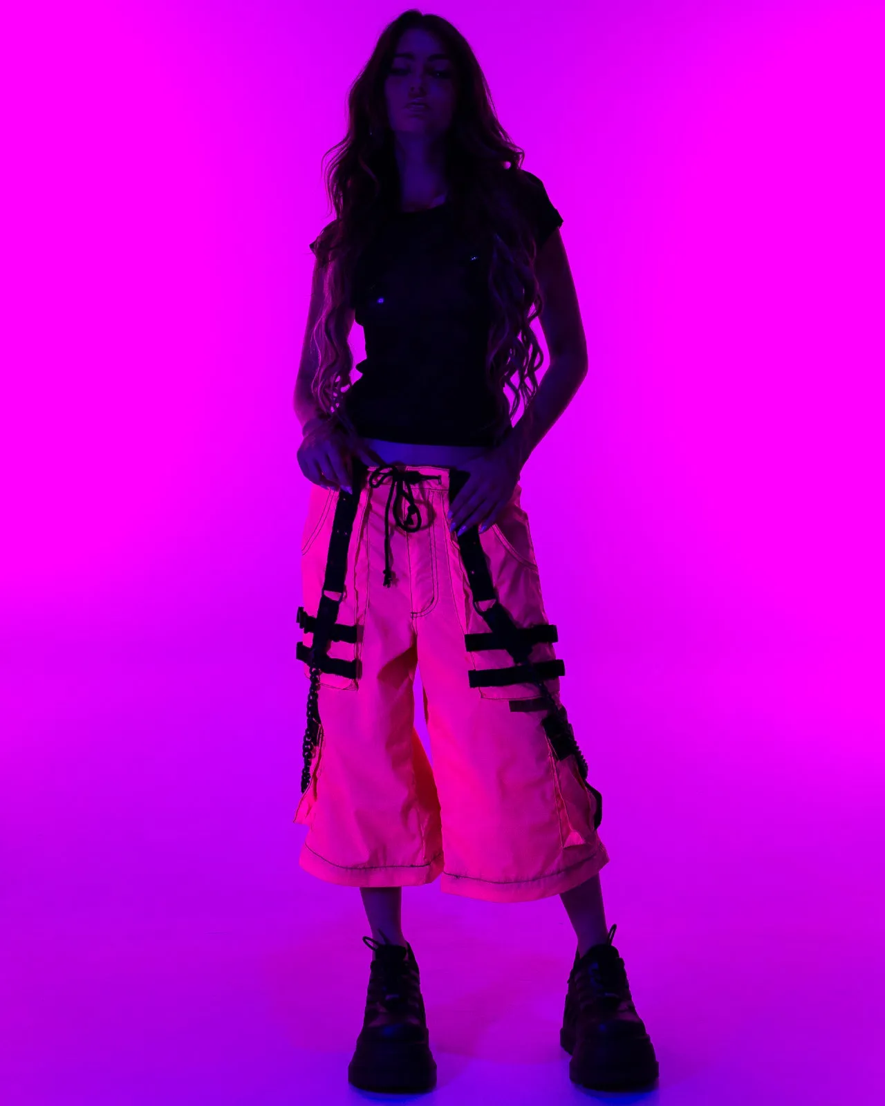 Tripp NYC Zip-Off Pink Space Out Pants