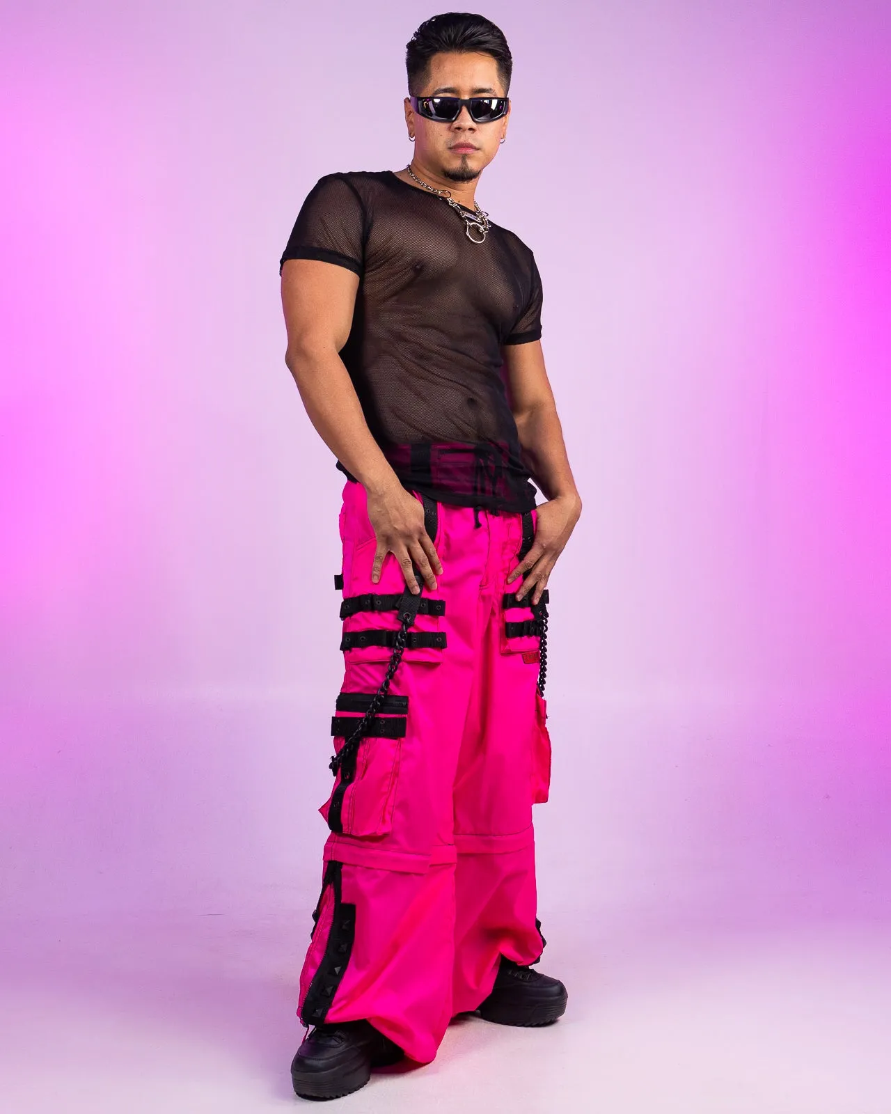 Tripp NYC Zip-Off Pink Space Out Pants