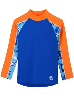 Tube Long Sleeve Rash Guard - Lagoon