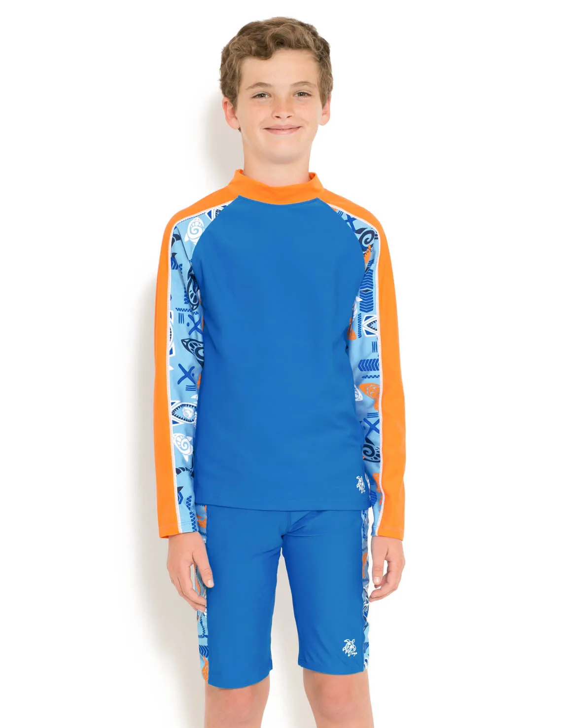 Tube Long Sleeve Rash Guard - Lagoon