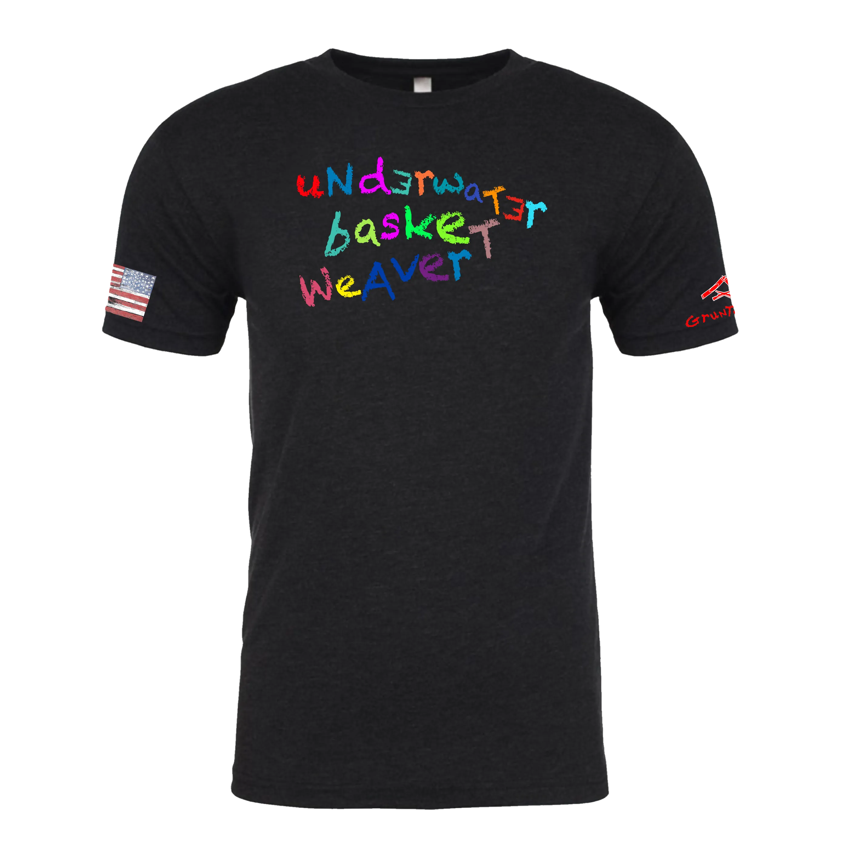 UNDERWATER BASKET WEAVER Crayon Shirt (OD OR CHARCOAL GRAY)
