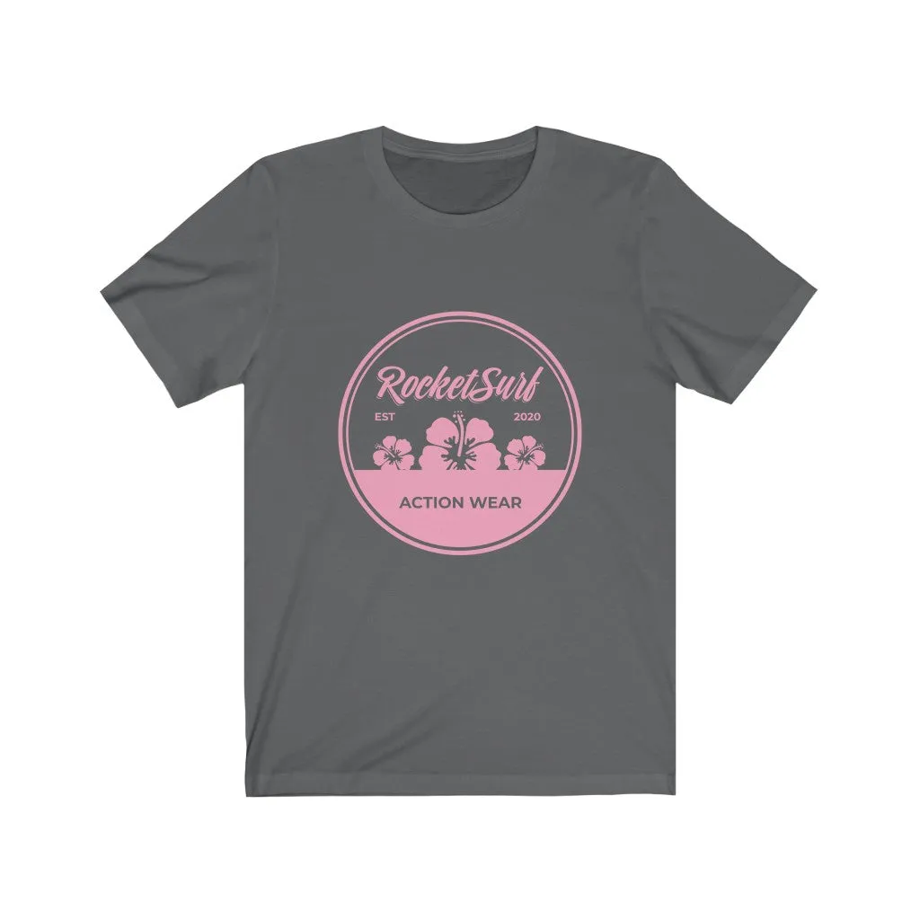 Unisex Jersey Short Sleeve Tee - Pink Flowers