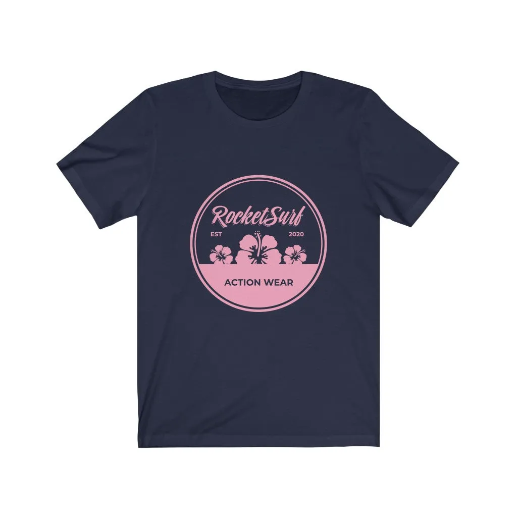 Unisex Jersey Short Sleeve Tee - Pink Flowers