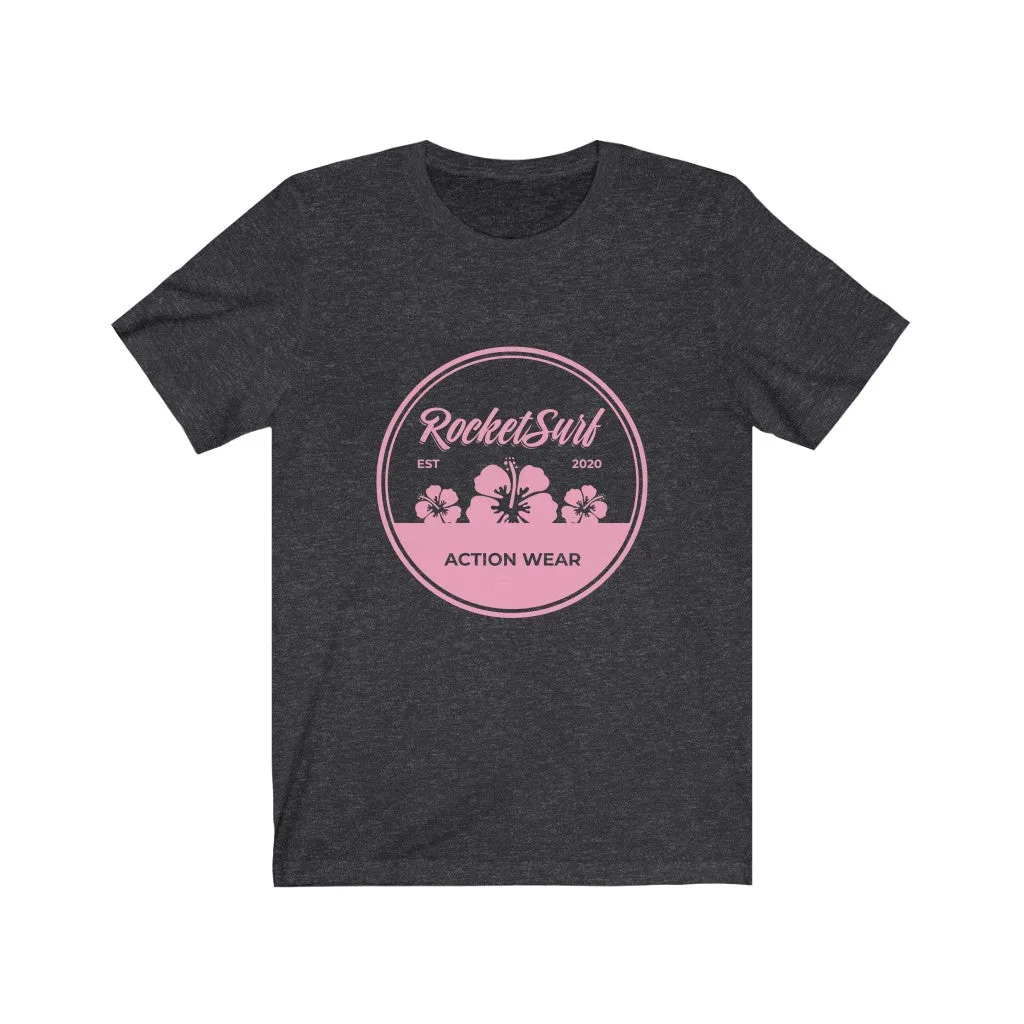 Unisex Jersey Short Sleeve Tee - Pink Flowers