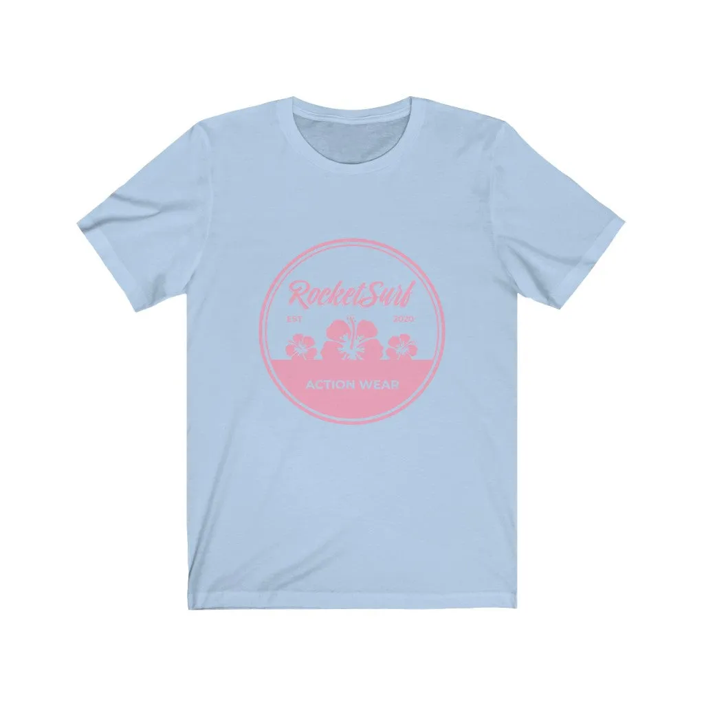 Unisex Jersey Short Sleeve Tee - Pink Flowers
