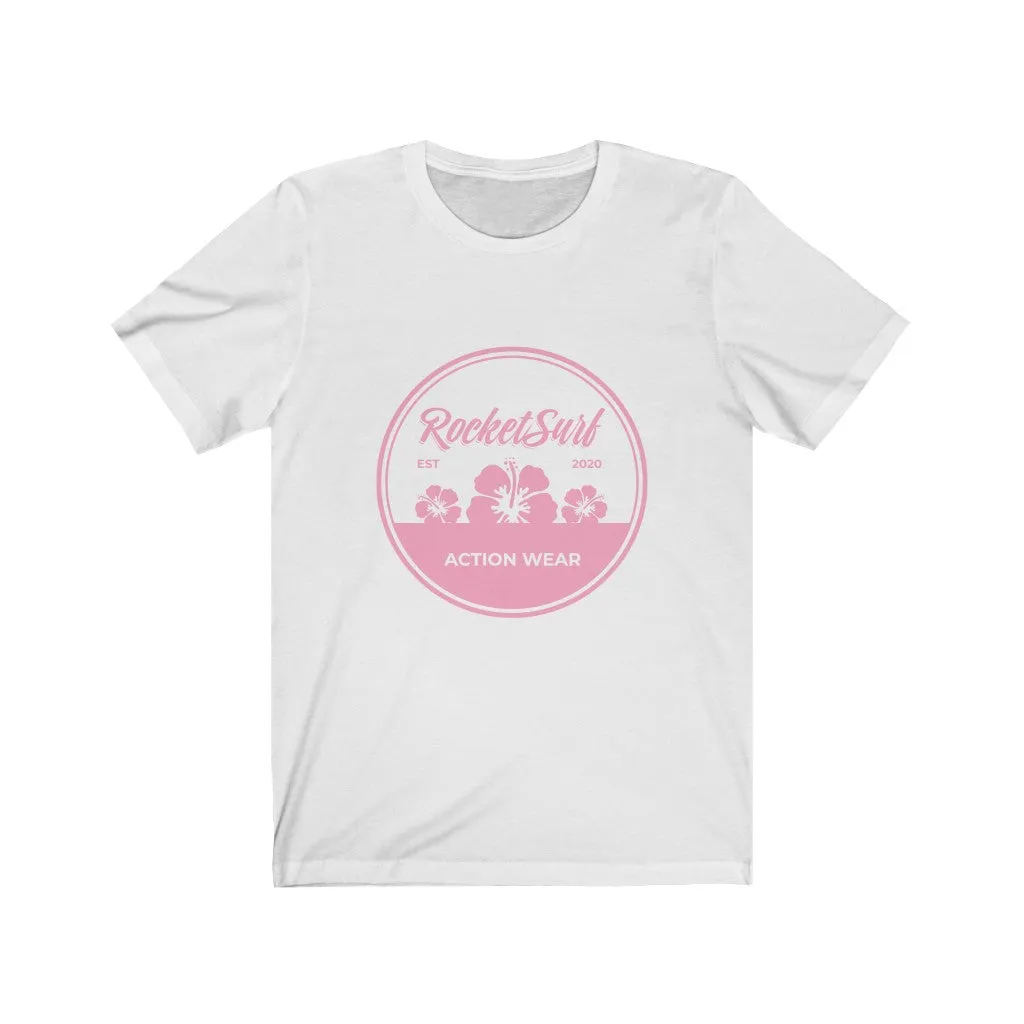 Unisex Jersey Short Sleeve Tee - Pink Flowers