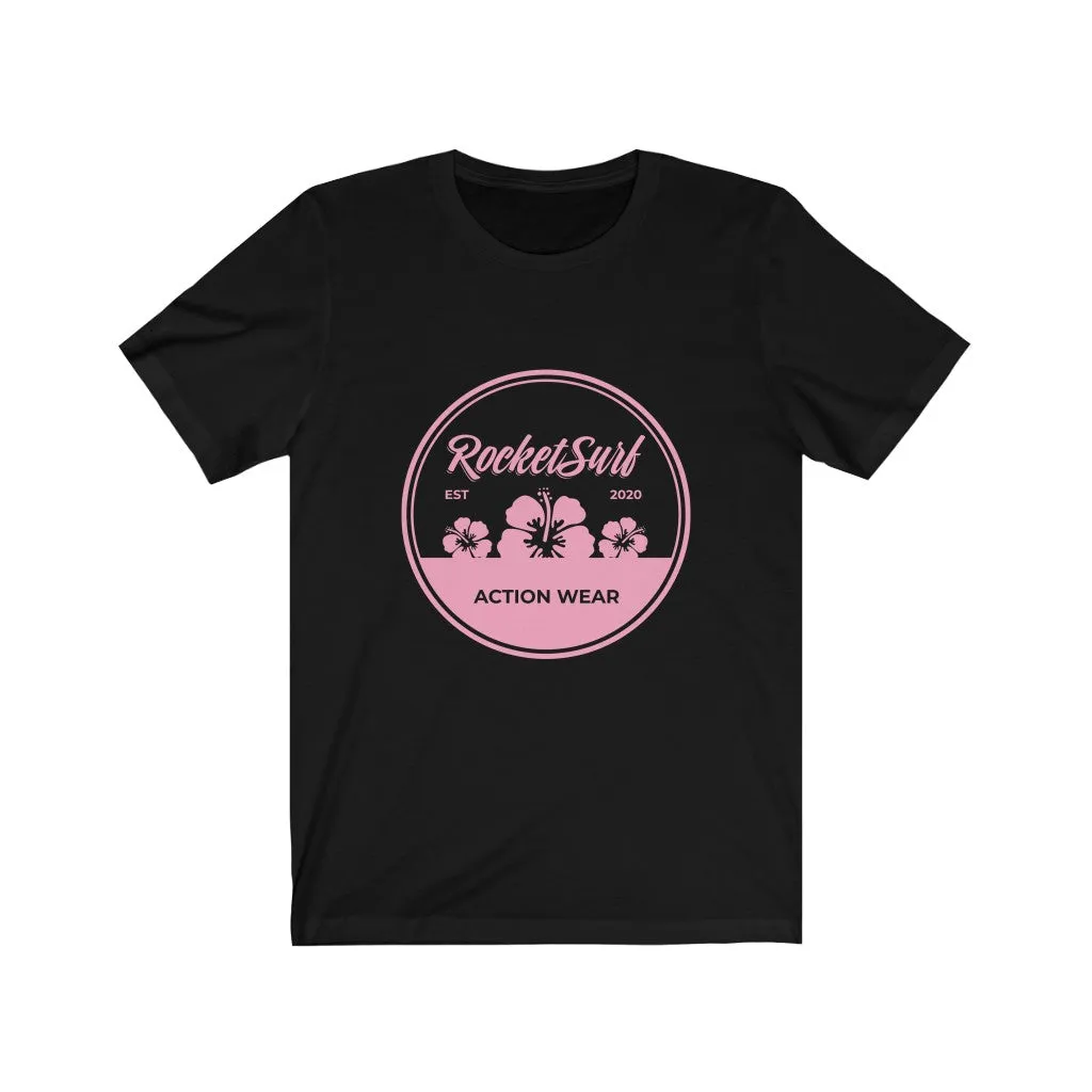 Unisex Jersey Short Sleeve Tee - Pink Flowers