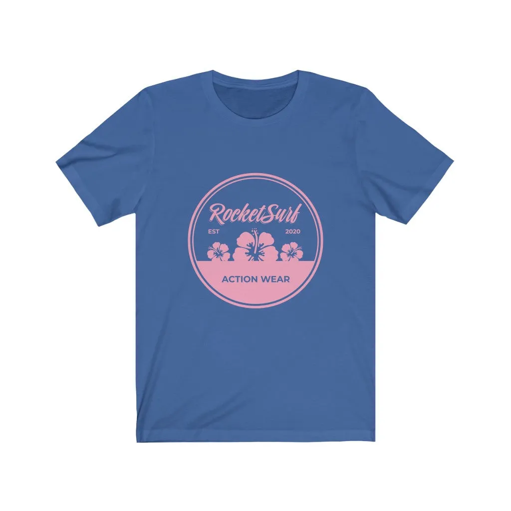 Unisex Jersey Short Sleeve Tee - Pink Flowers