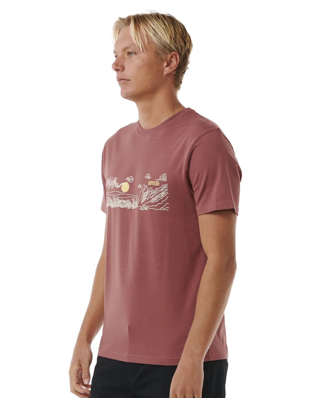 Up The Line T-Shirt in Apple Butter