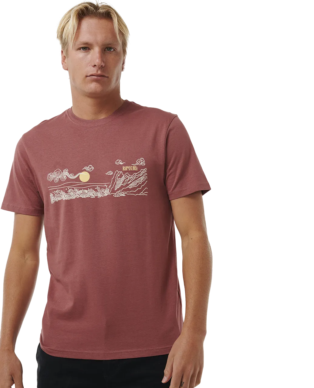 Up The Line T-Shirt in Apple Butter