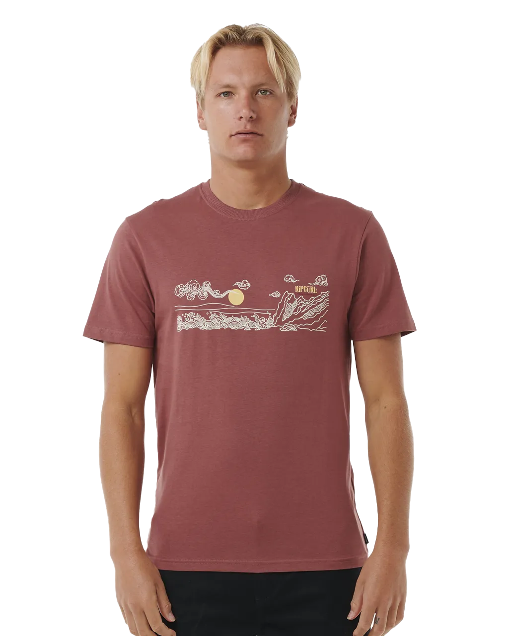 Up The Line T-Shirt in Apple Butter
