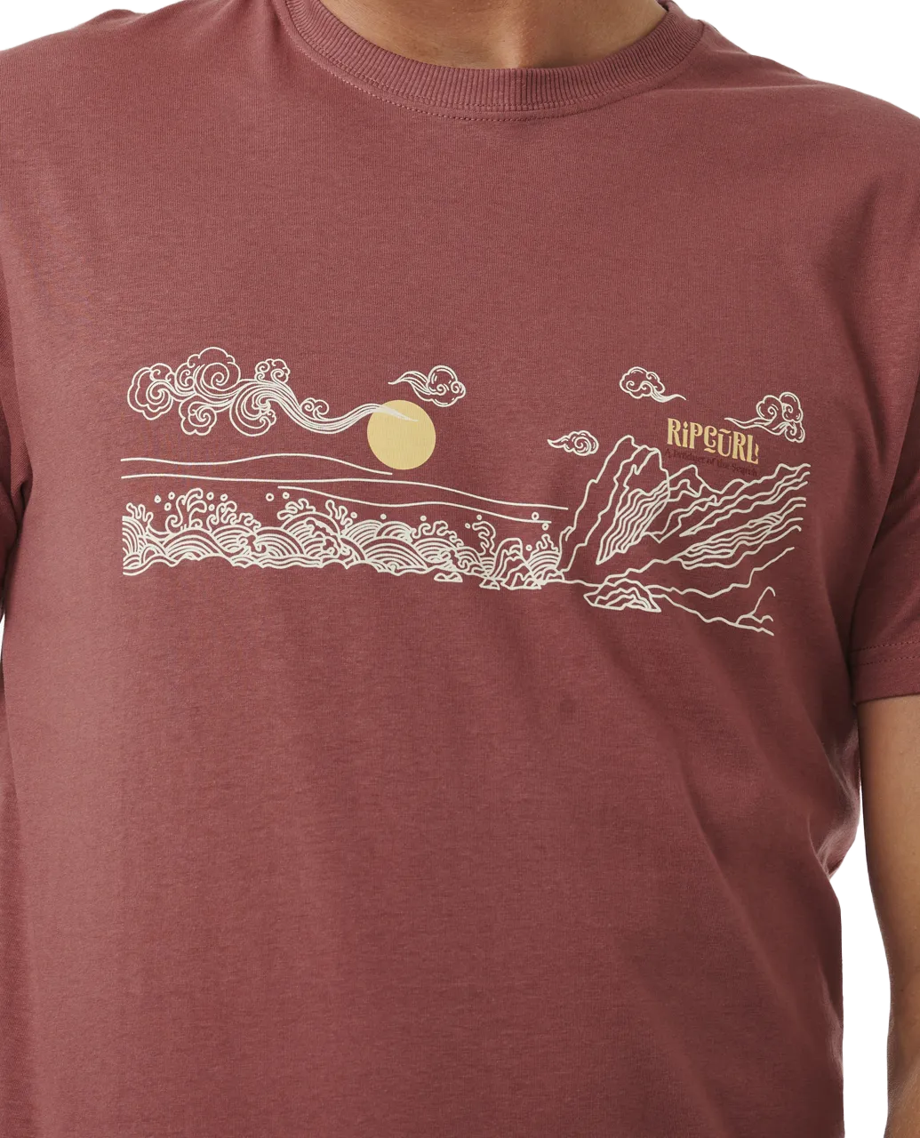 Up The Line T-Shirt in Apple Butter