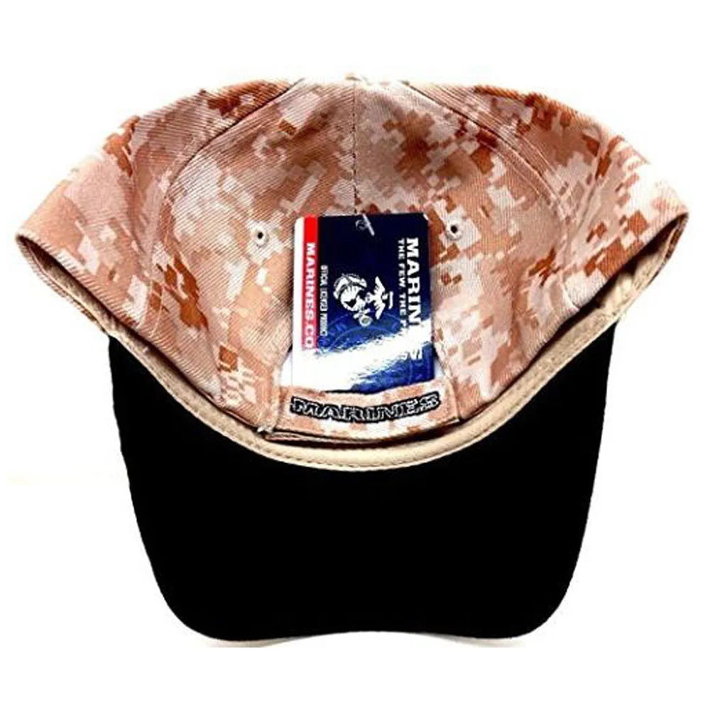 US Marines Hat Digital Camouflage The Few The Proud Embroidered USMC Military Cap