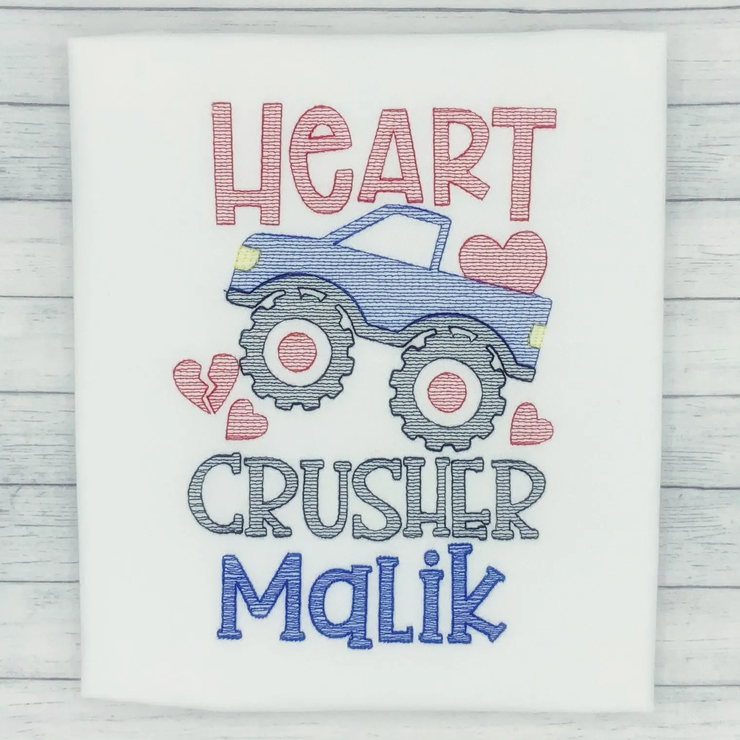 Valentine’s Day - Holiday  - Truck Heart Crusher