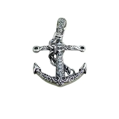 Viking Anchor Sterling Silver Pendant