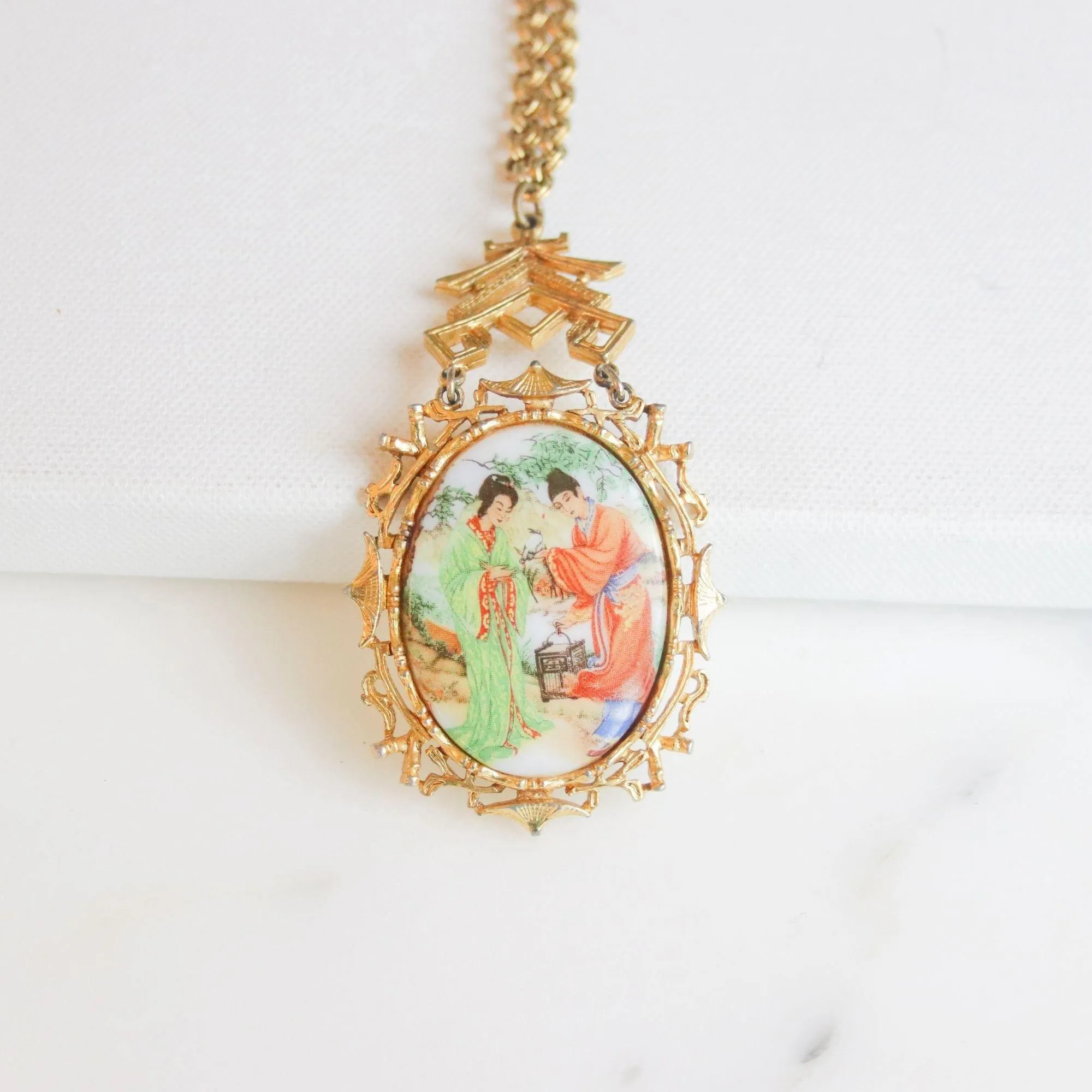Vintage ART Mode Keisha Statement Necklace