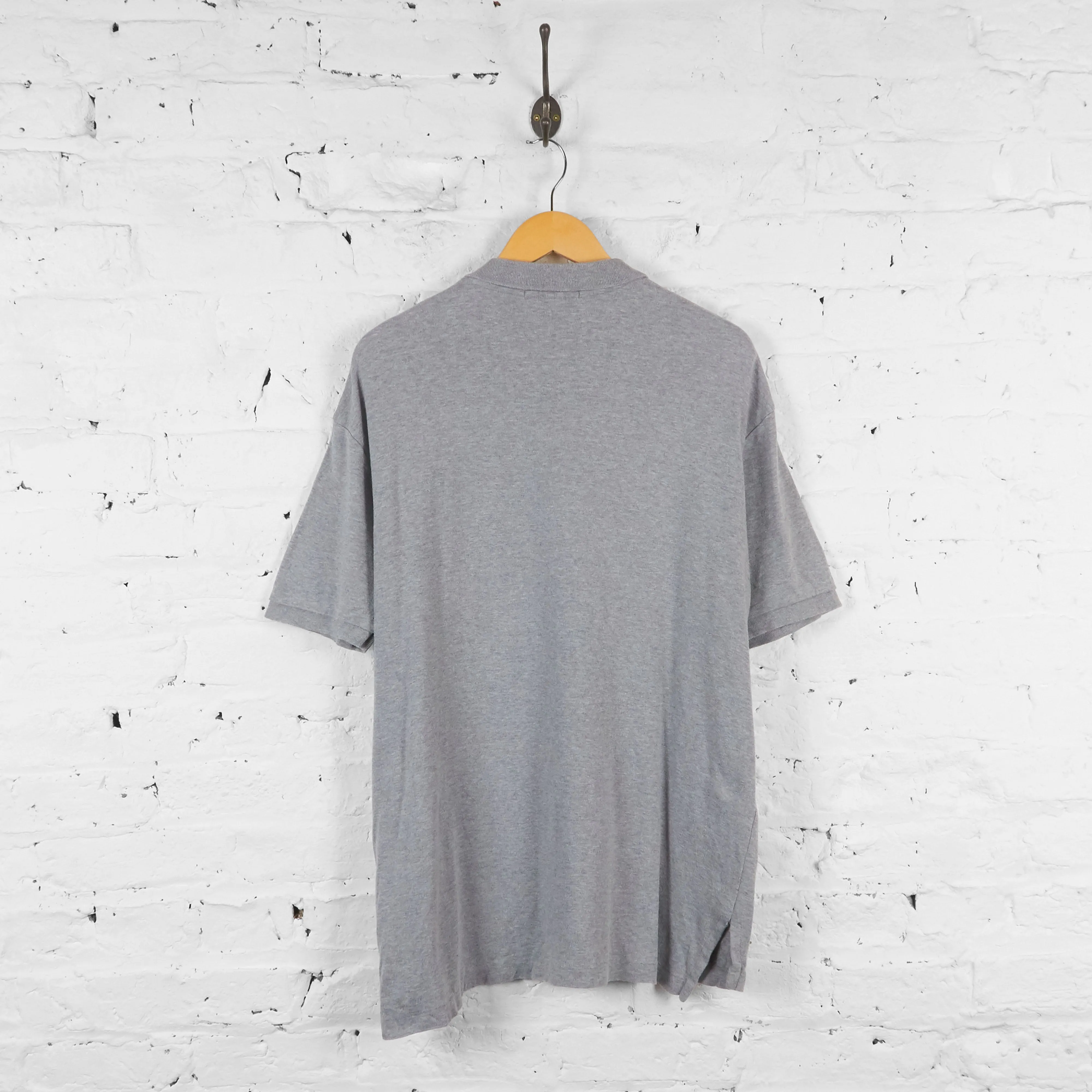 Vintage Ralph Lauren Polo Shirt - Grey - L