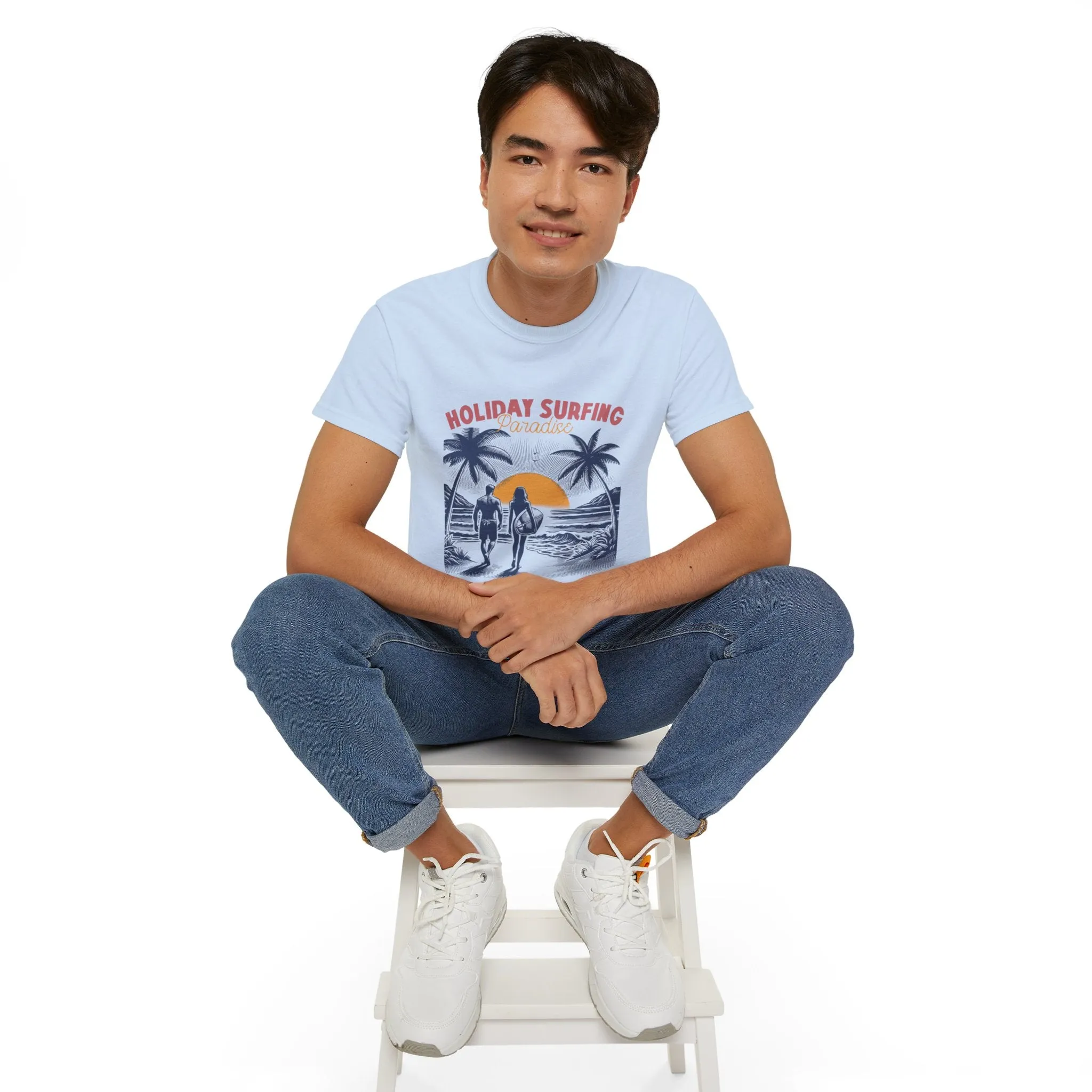 Vintage Summer Beach : Holiday Surfing t-shirt