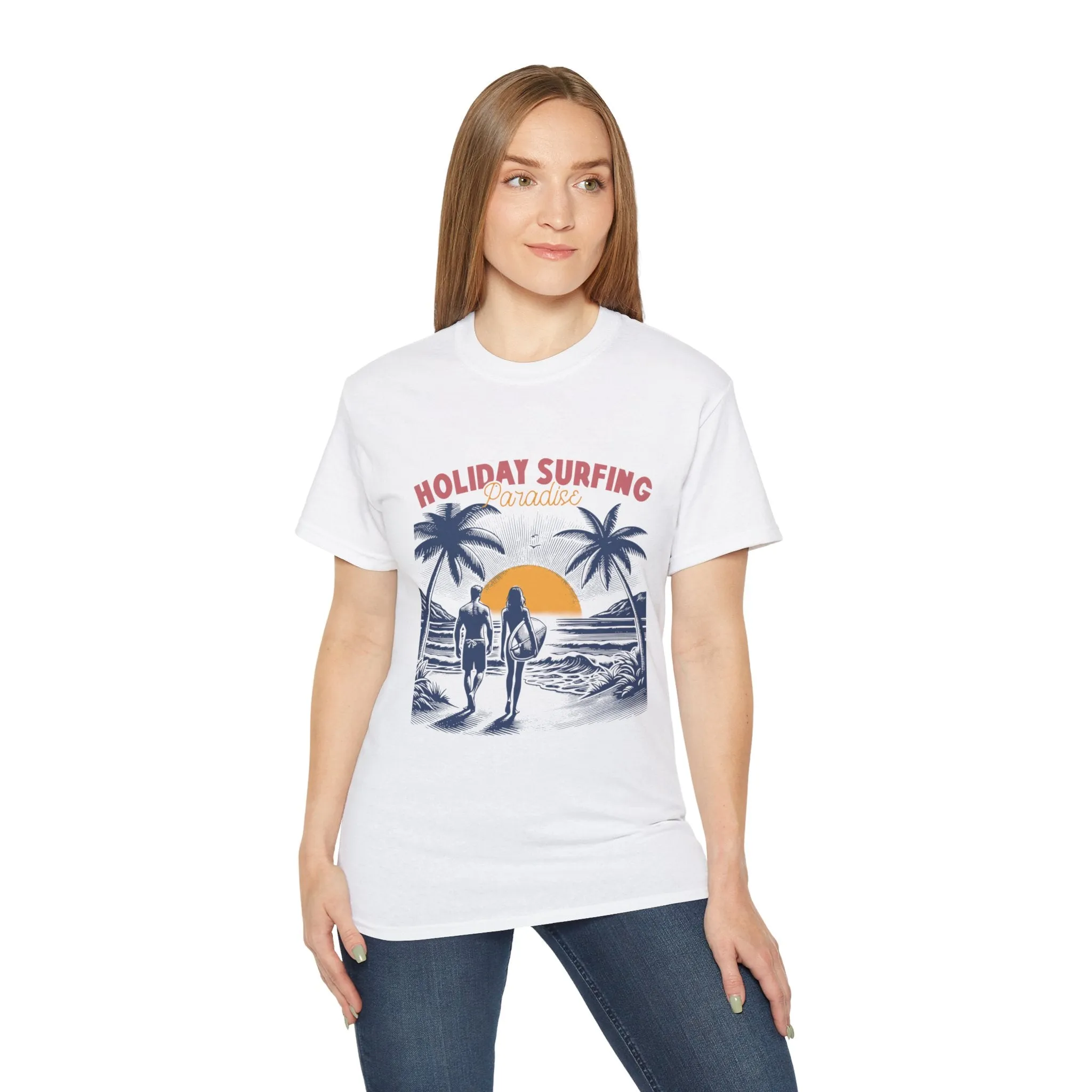 Vintage Summer Beach : Holiday Surfing t-shirt