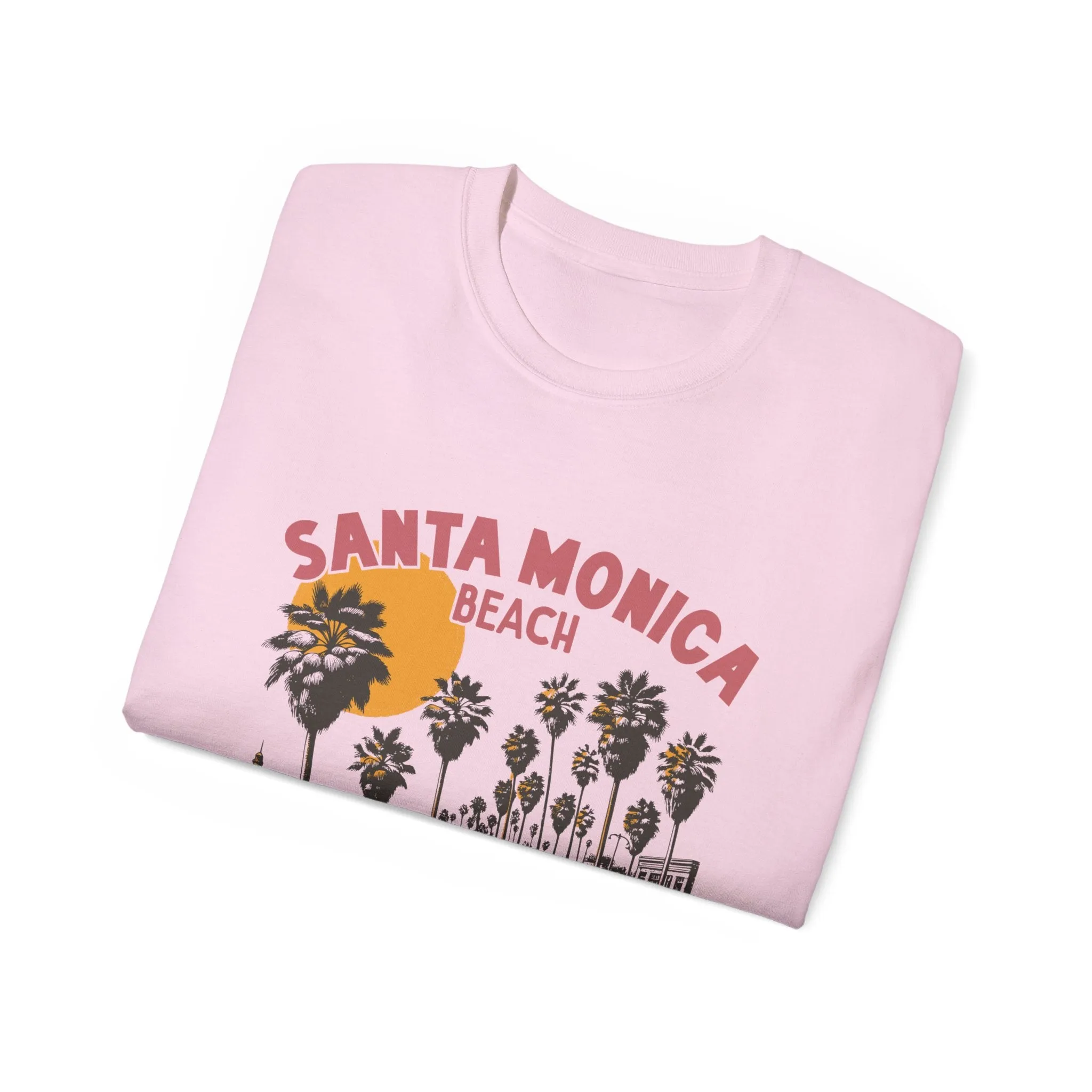 Vintage Summer Beach : Santa Monica t-shirt