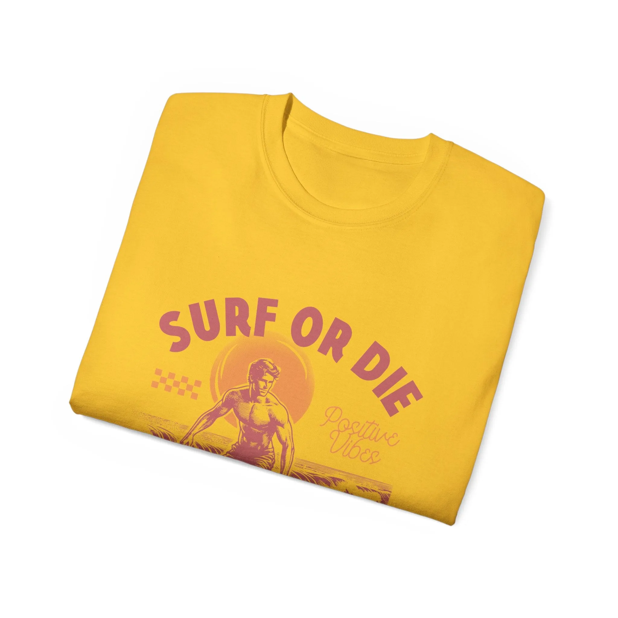 Vintage Summer Beach : Surf or Die t-shirt