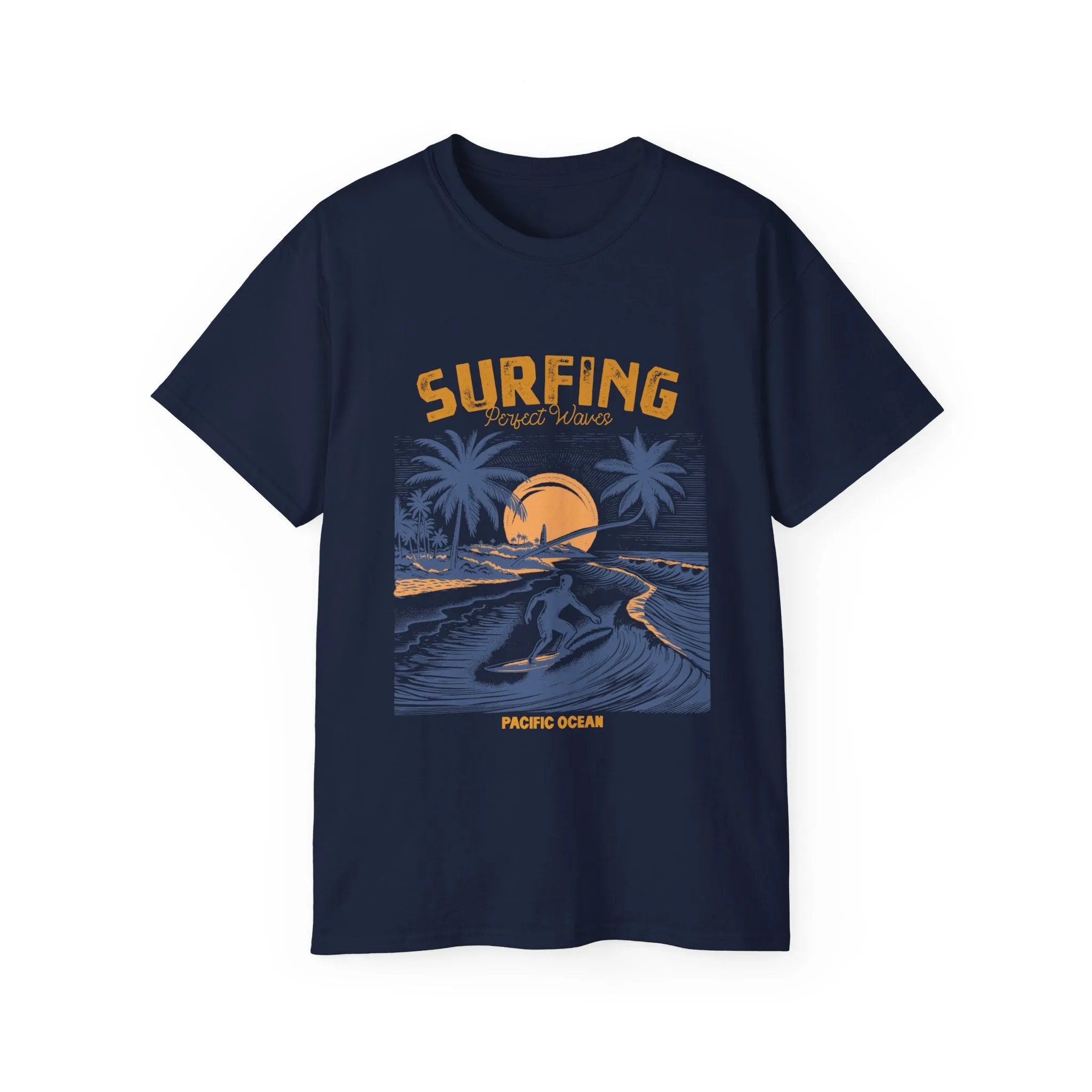 Vintage Summer Beach : Surfing t-shirt
