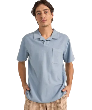 Vintage Terry Polo Shirt in Slate