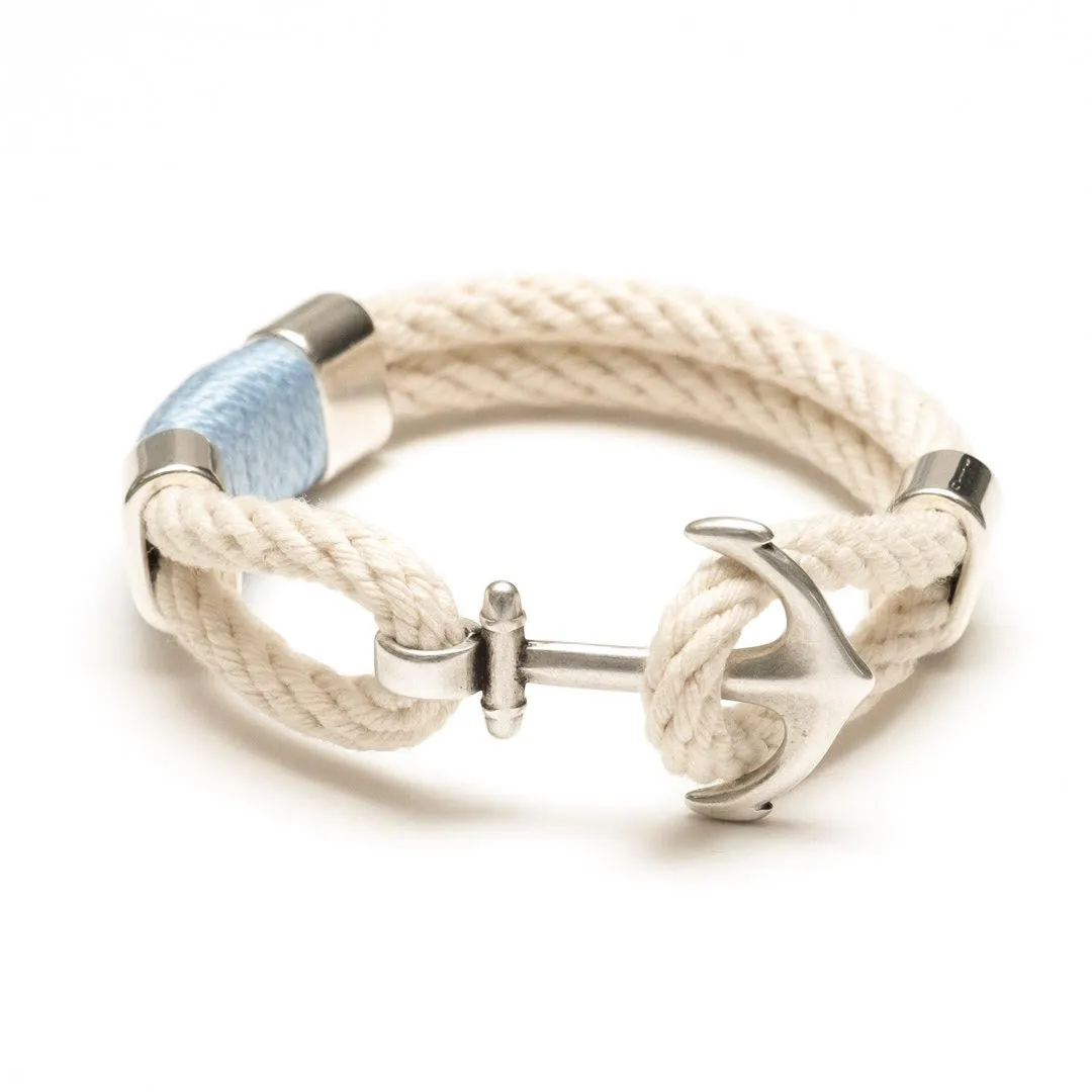 Waverly - Ivory/Light Blue/Silver