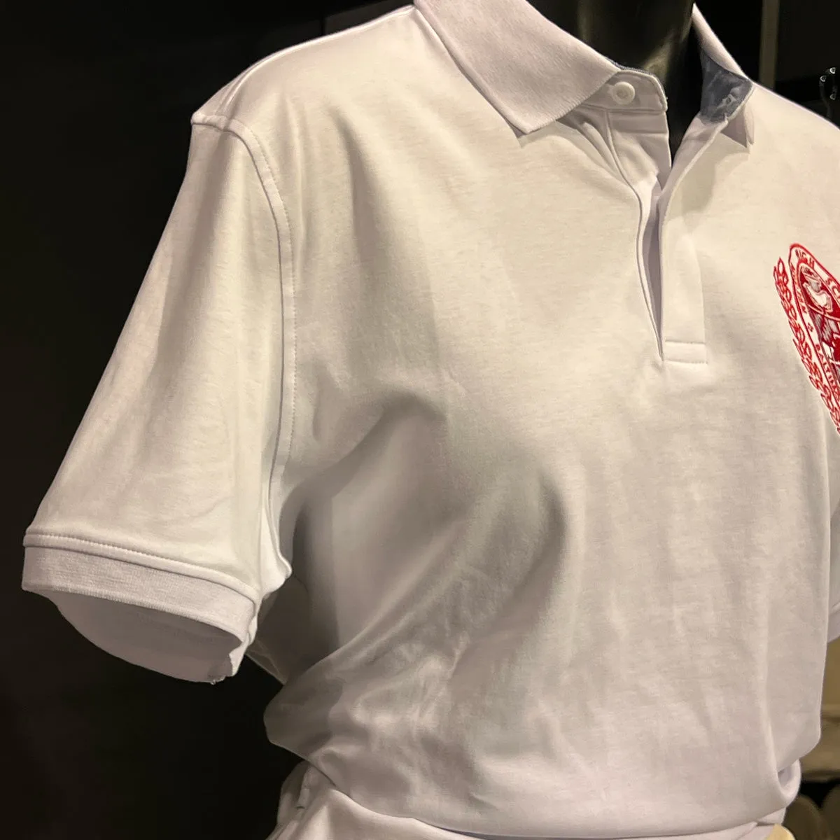 WESTERN HS | Iconic ( WHITE )  Polo Shirt