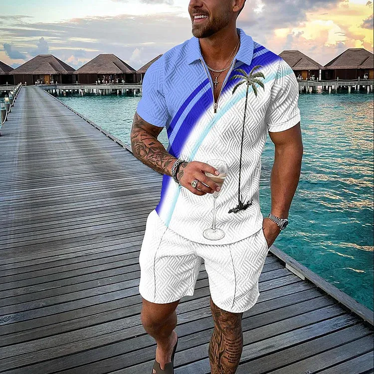 William | Men's Summer Set with Polo Shirt & Shorts