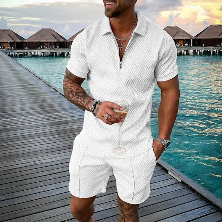 William | Men's Summer Set with Polo Shirt & Shorts