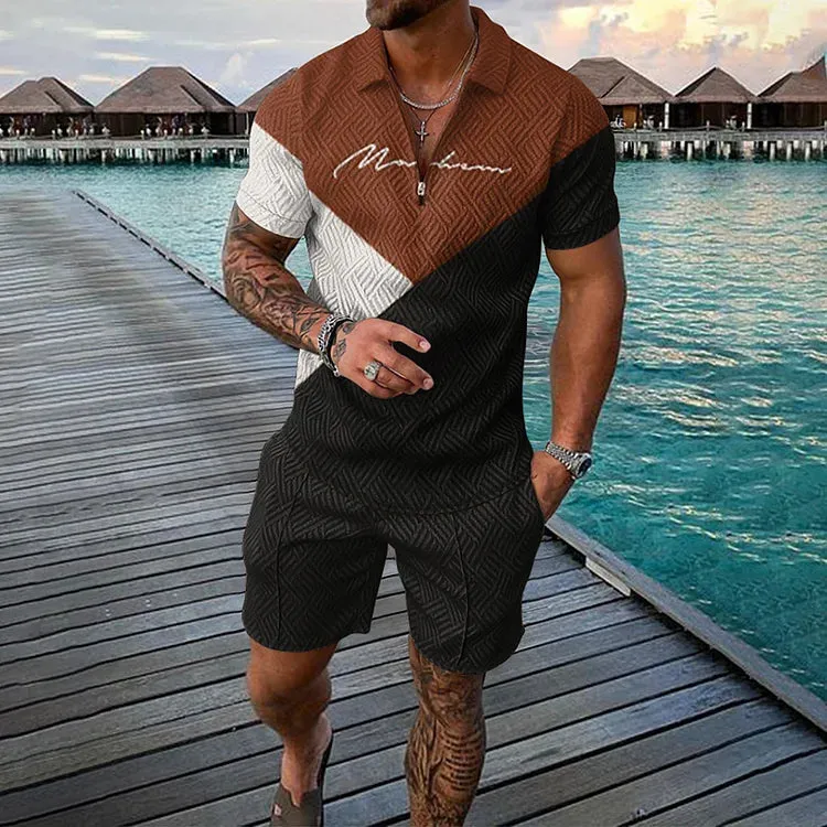 William | Men's Summer Set with Polo Shirt & Shorts